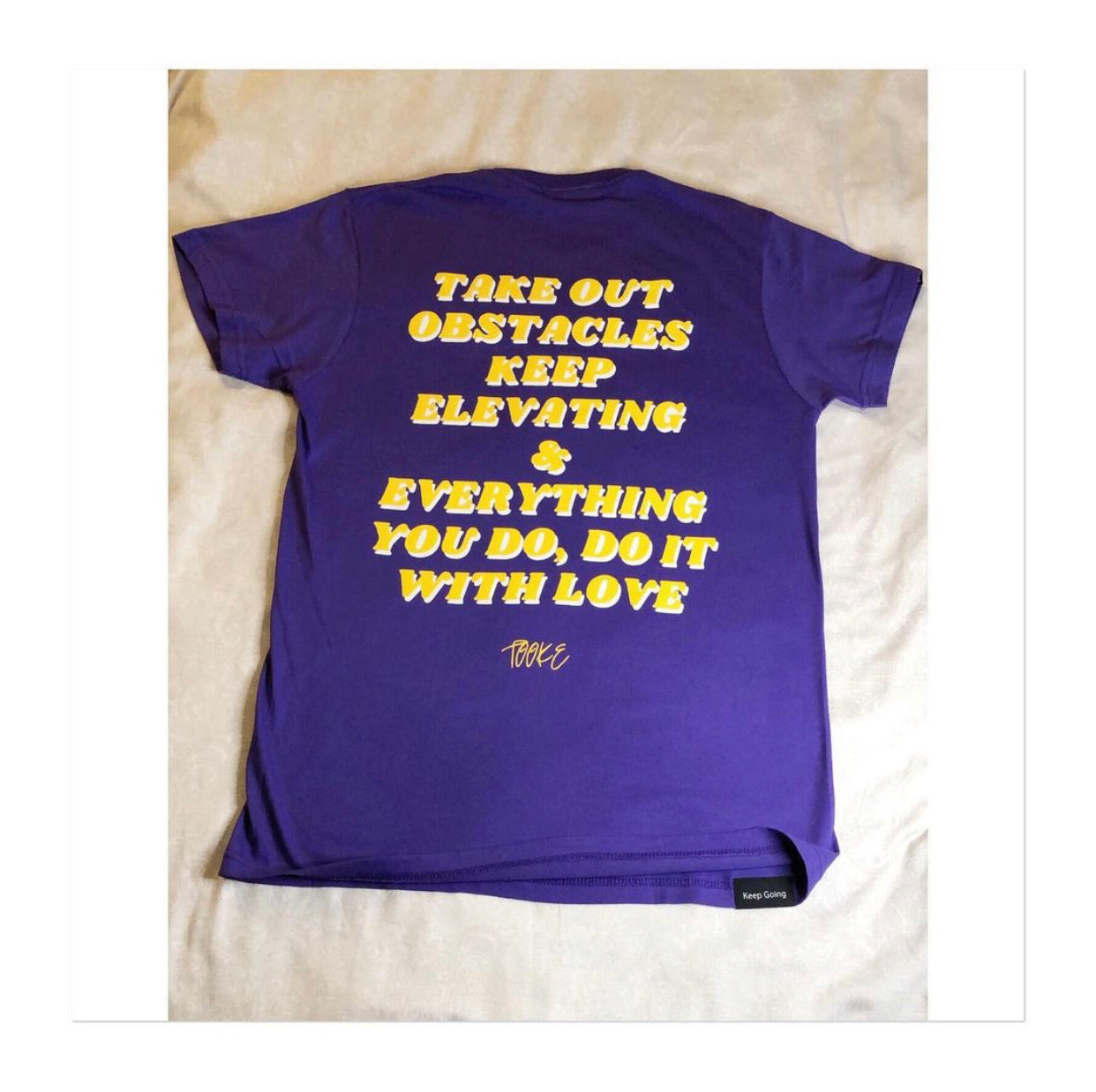 XL TOOKE Lakers Inspired Edition Purp Shirt