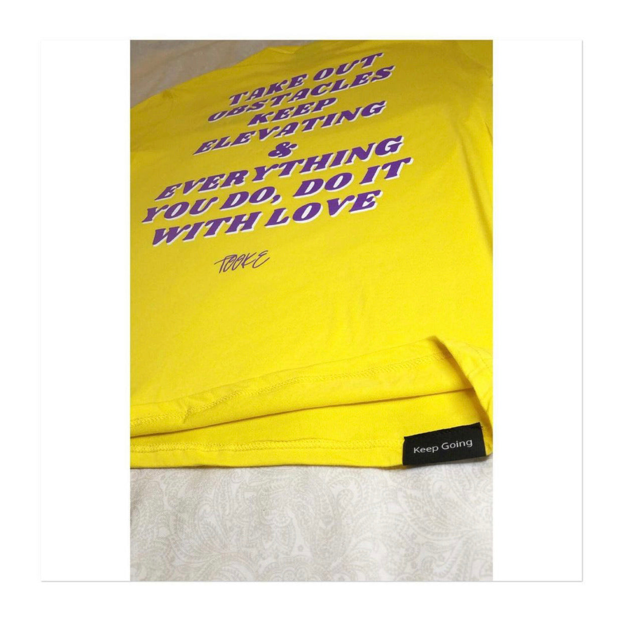 XL TOOKE Lakers Inspired Edition Golden Shirt