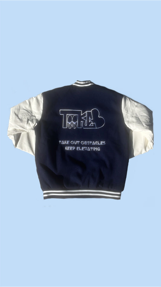 TOOKE Lightweight Letterman (Navy)