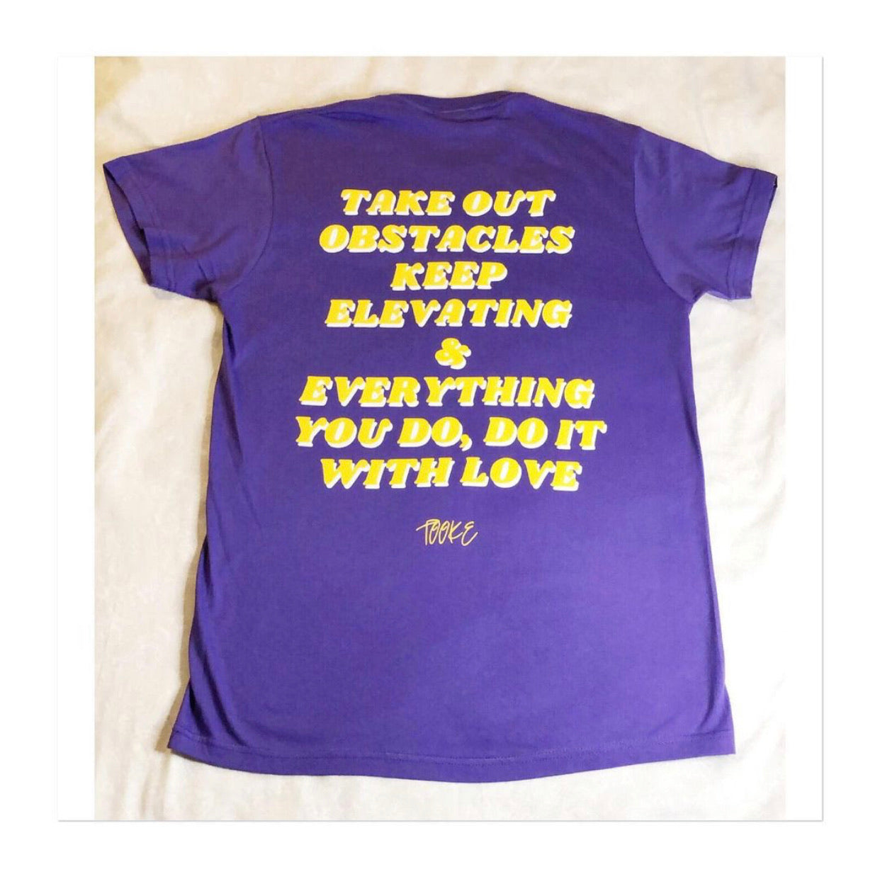 2x TOOKE Lakers inspired Edition Purp Shirt