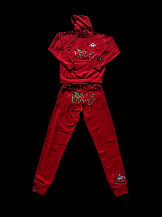 Red TOOKE Mint Collection Suit