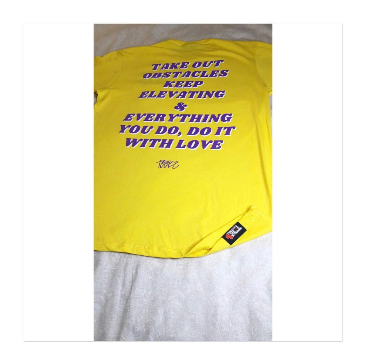 S TOOKE Lakers Inspired Edition Golden Shirt