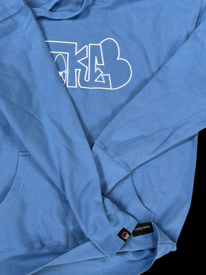 TOOKE Baby Blue Big Logo Hoodie