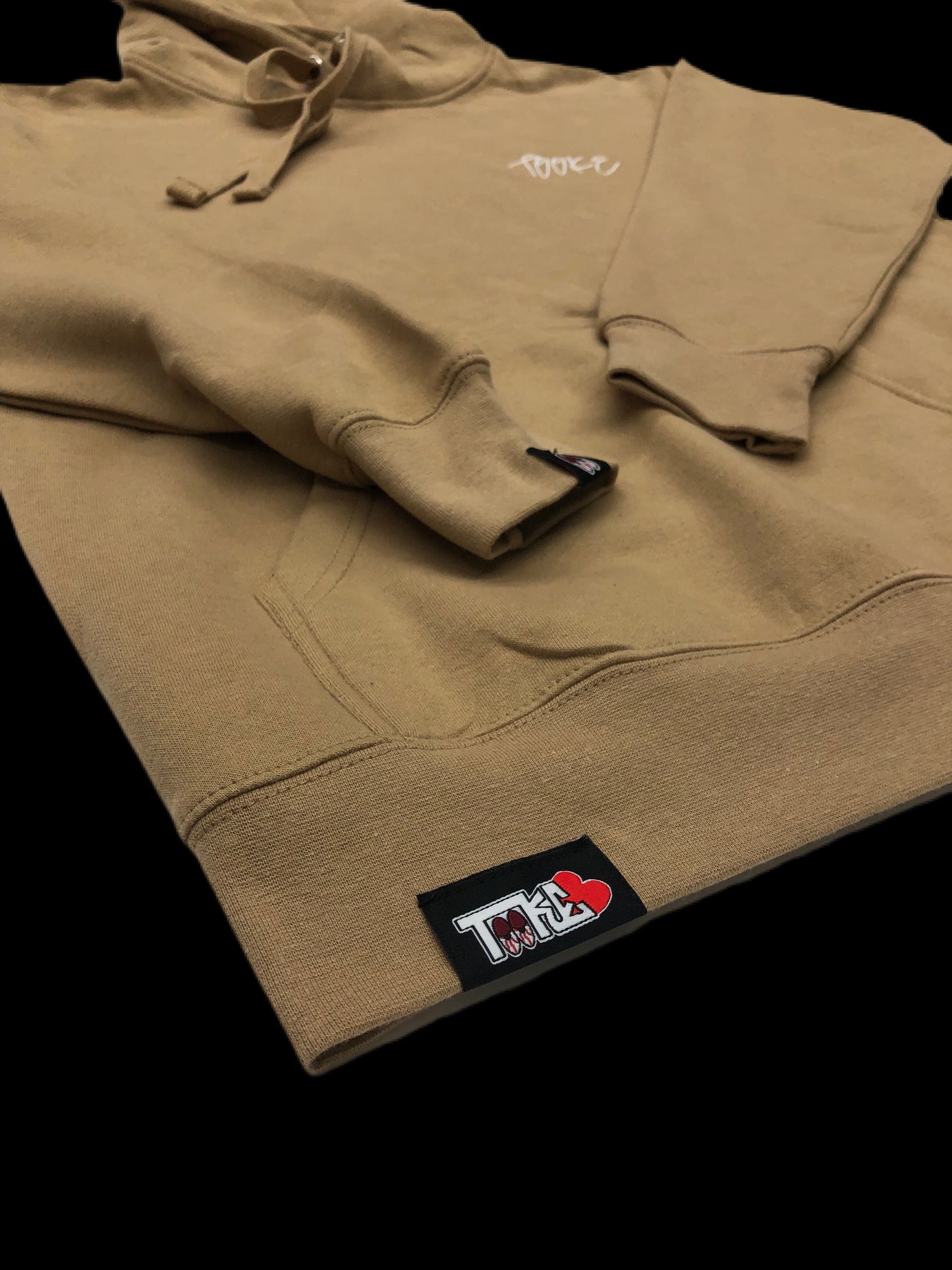 TOOKE Khaki Signature Logo Hoodie