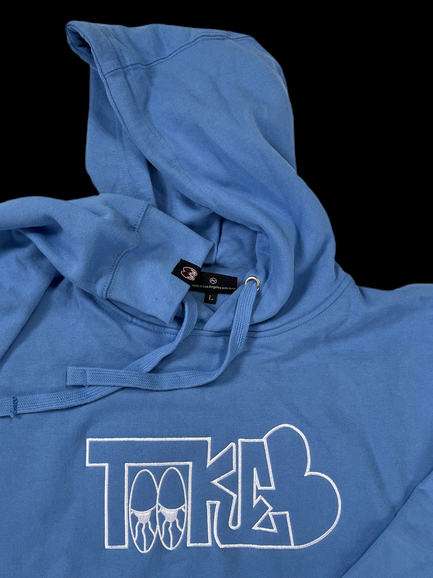 TOOKE Baby Blue Big Logo Hoodie