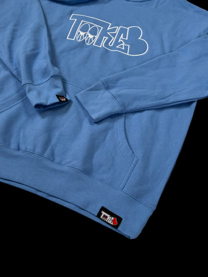 TOOKE Baby Blue Big Logo Hoodie