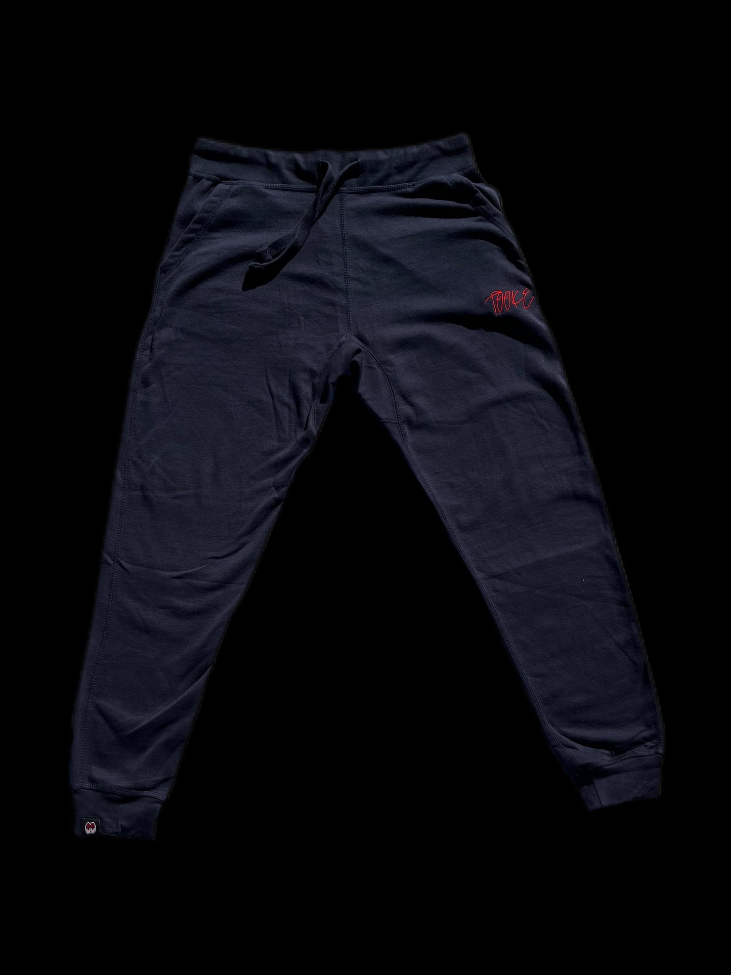 TOOKE Navy Suit Signature Logo (red thread)