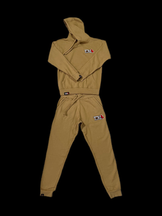 TOOKE Khaki Suit OG logo Red Heart