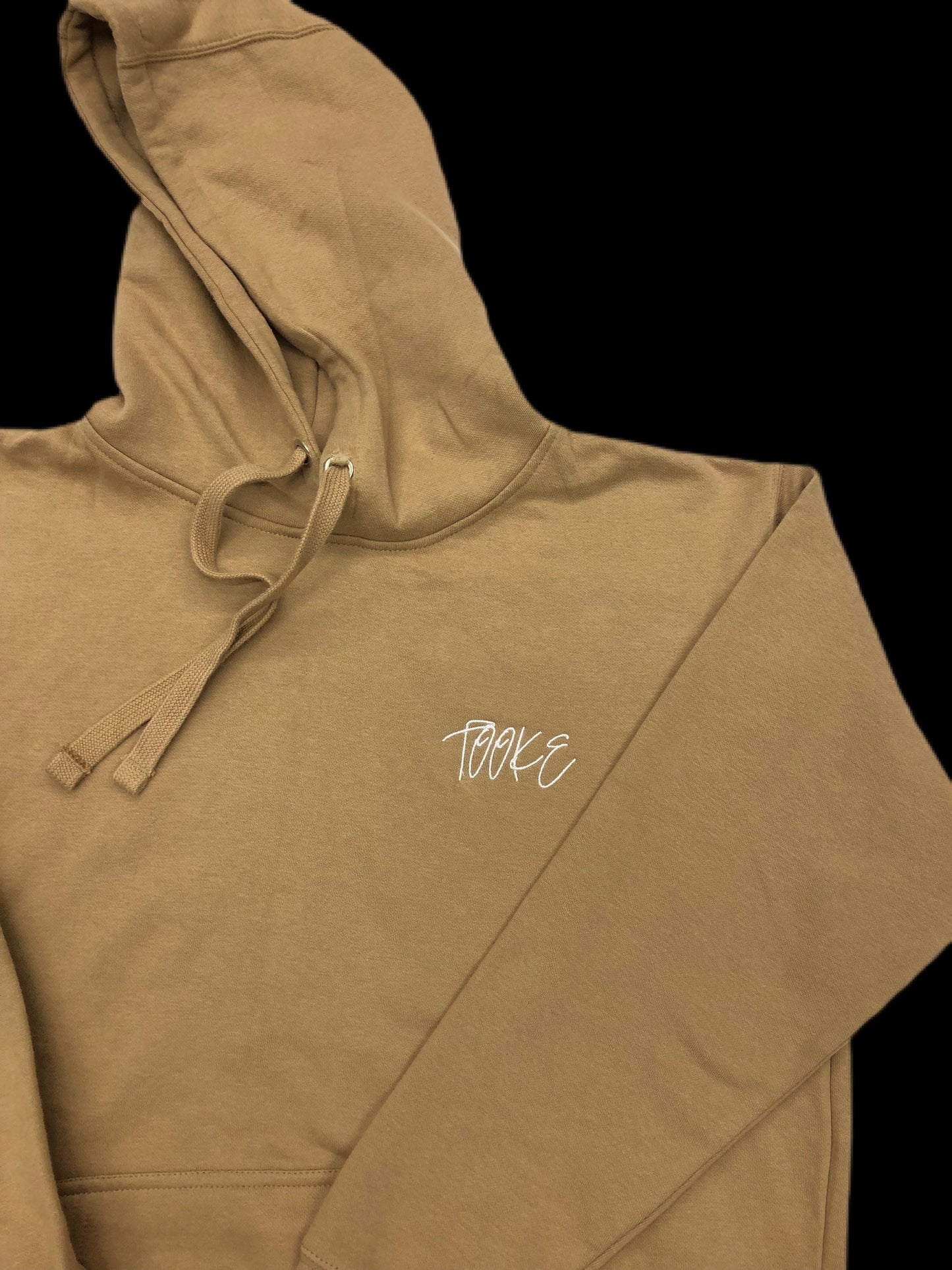 TOOKE Khaki Signature Logo Hoodie