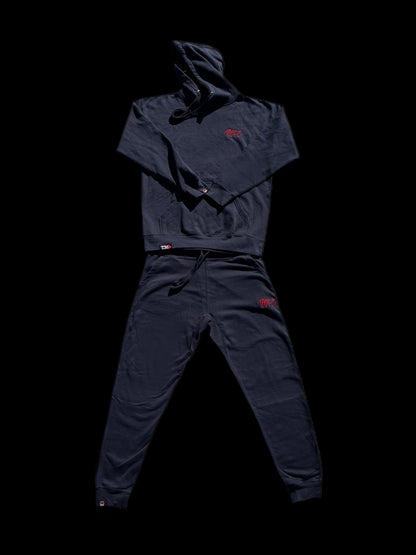 TOOKE Navy Suit Signature Logo (red thread)